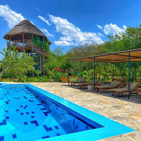 Murchison Falls Bamboo Village Paraa Exterior foto